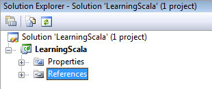 File format problems using Visual Studio to edit Scala code